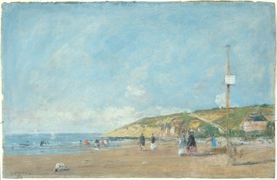 A Seashore by Eugene Louis Boudin
